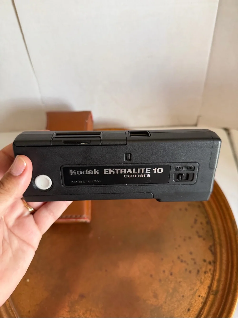 Kodak Ektralite 10 Camera in Black with Brown Case